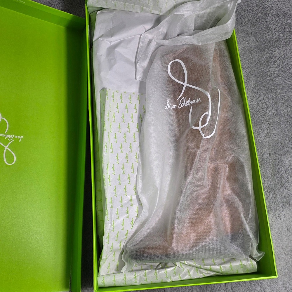 Sam Edelman‎ Knee High Riding Boots Whisky Leather WIDE CALF Womens 6.5 M NEW - Picture 4 of 7